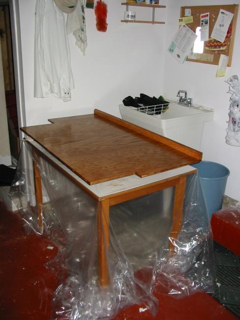 the top drying